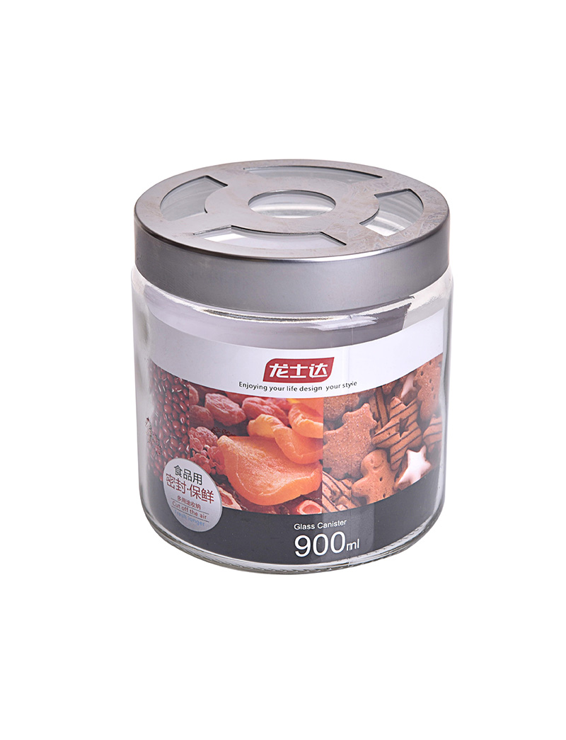 Round Glass Canister(900ml)